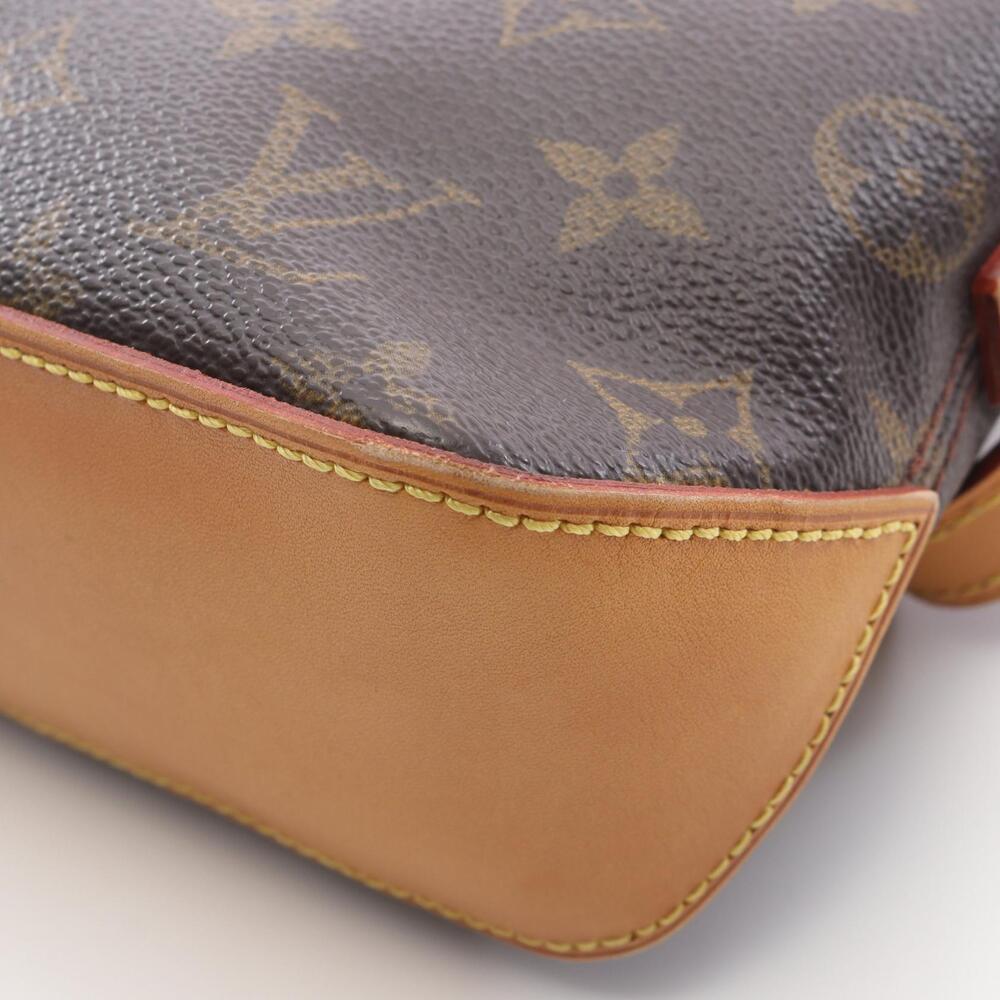 Louis Vuitton Monogram Leather Shoulder Bag Trotteur Brown Canvas - Picture 6 of 9